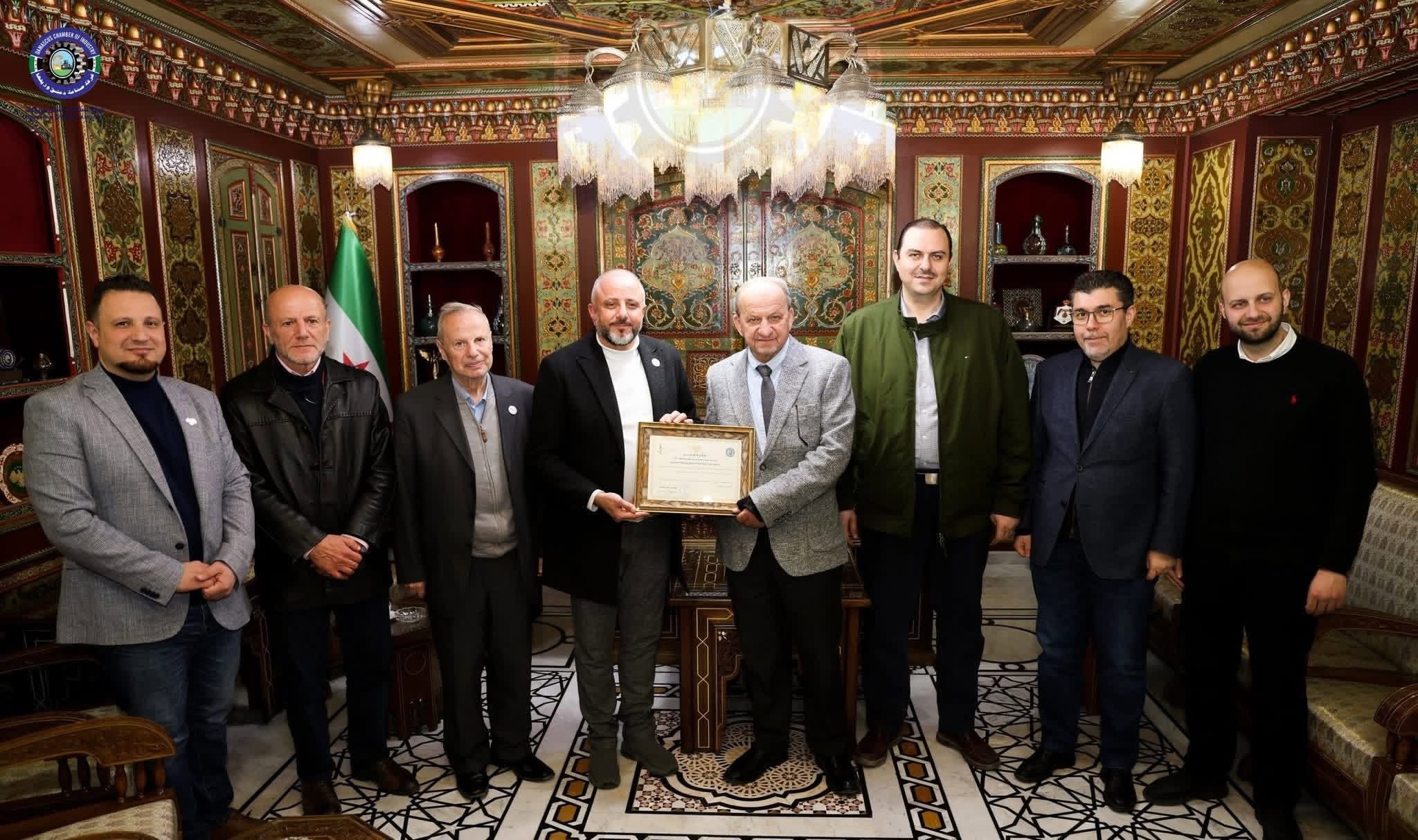 Social responsibility talks with the Damascus and Rural Damascus Chamber of Industry